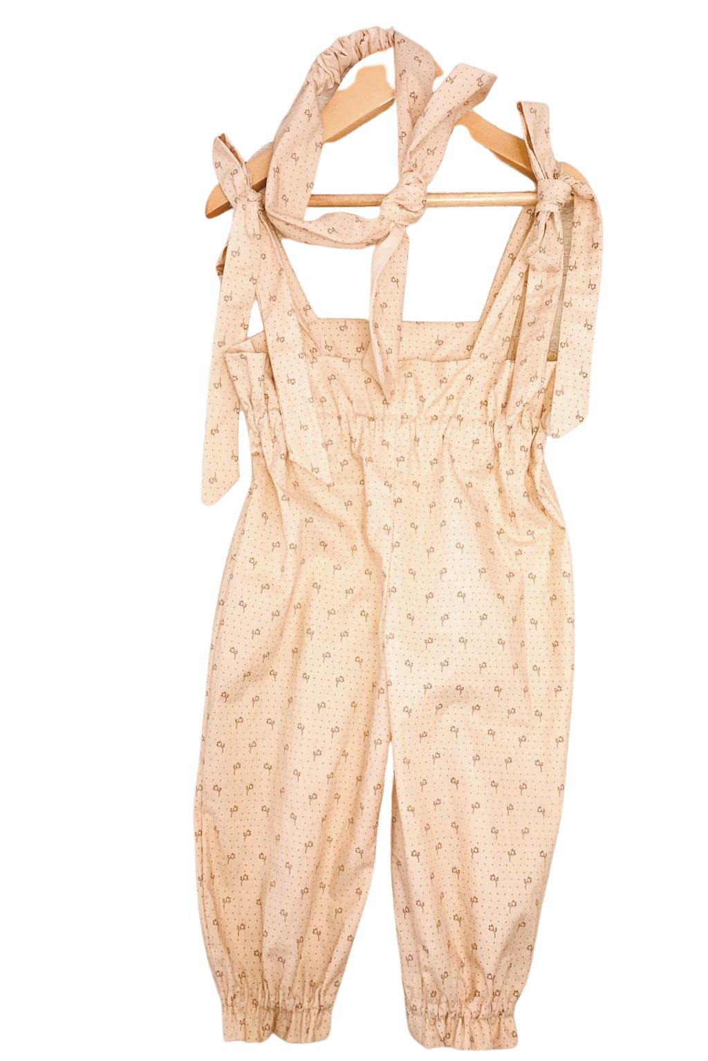 Rylee and cru cross embroidered top bubble jumpsuit